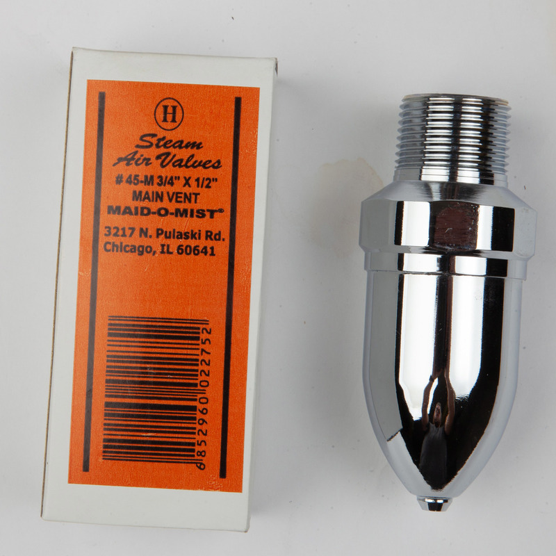 45M Vertical Radiator Steam Vent